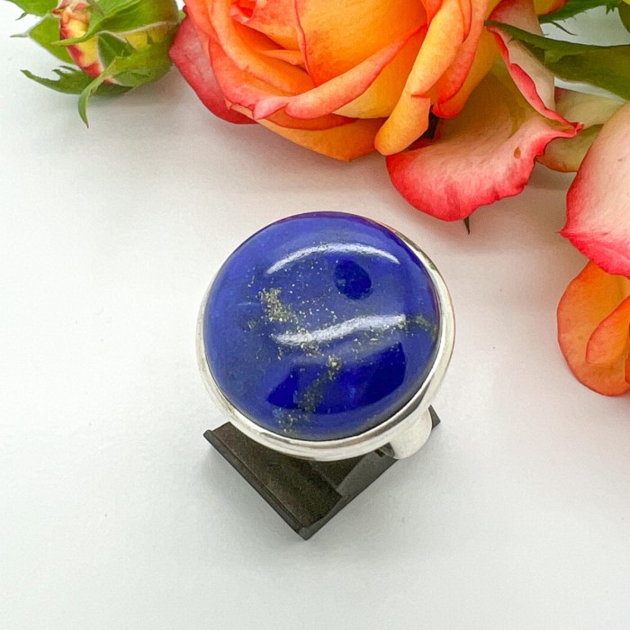 Bague "Ronde" en Lapis lazuli